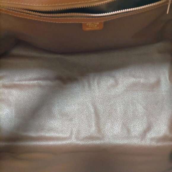 CELINE Boston Bag Brown Leather 326-052925 - Picture 11 of 13